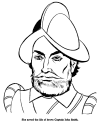 Captain John Smith picture to color